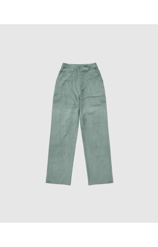 Calça Reta Menina Cintura Alta Em Veludo Malwee Kids