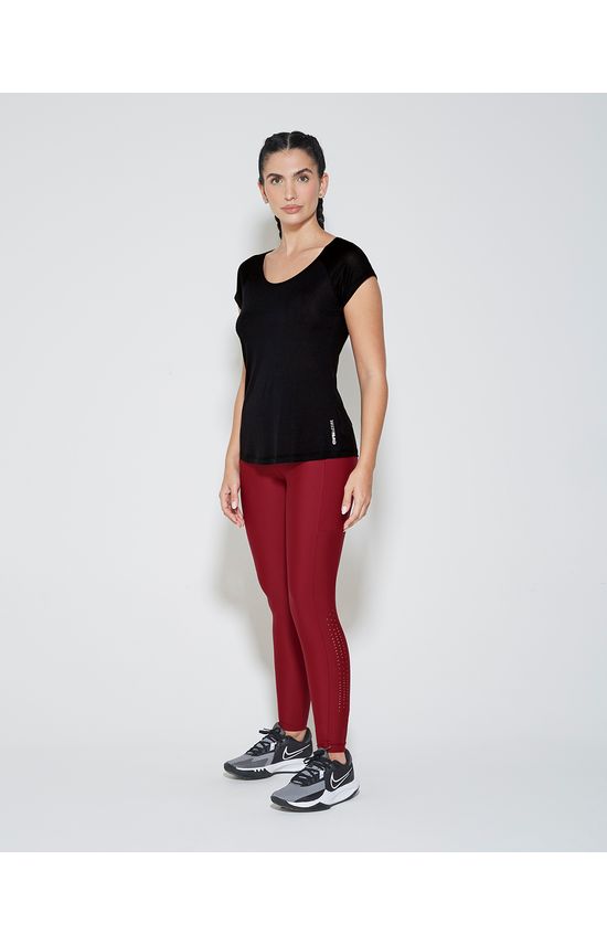 Blusa Baby Look Feminina Cava Raglan Em Malha Dry - ENFIM