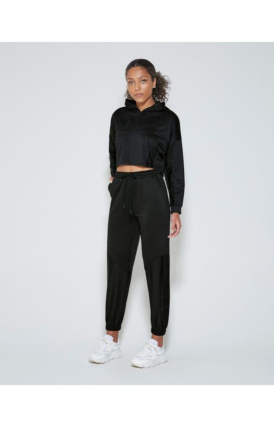 Blusão Oversized Feminino Recortes Em Moletom - ENFIM