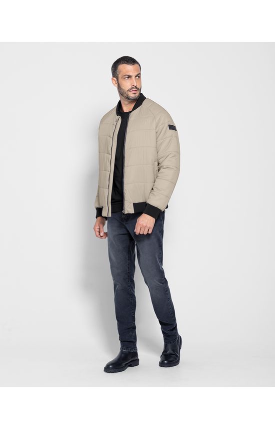 Jaqueta Bomber Masculina Bolso Embutido Em Tafetá - ENFIM