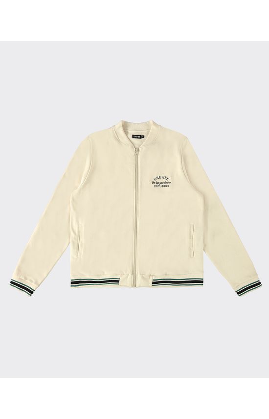 Jaqueta Bomber Masculina Bolso Lateral Em Moletom Flanelado - ENFIM