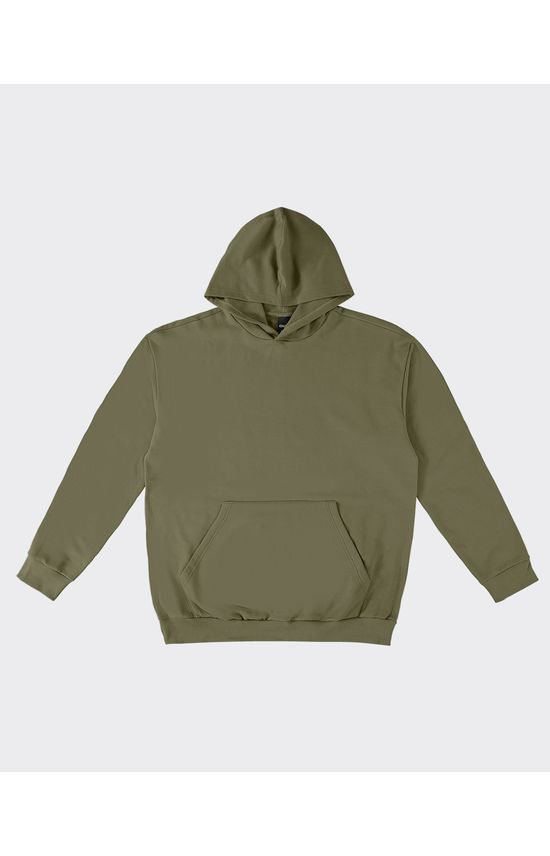 Blusão Básico Masculino Com Capuz Em Moletom Flanelado - ENFIM