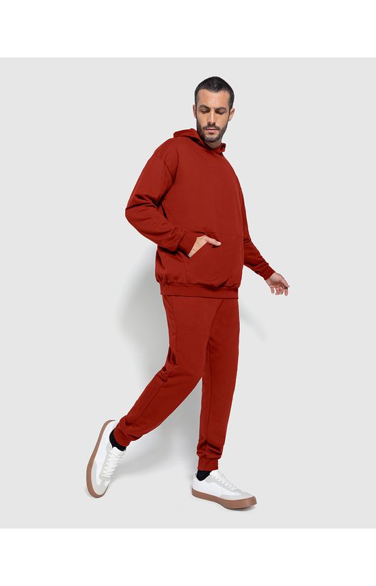 Blusão Básico Masculino Com Capuz Em Moletom Flanelado - ENFIM