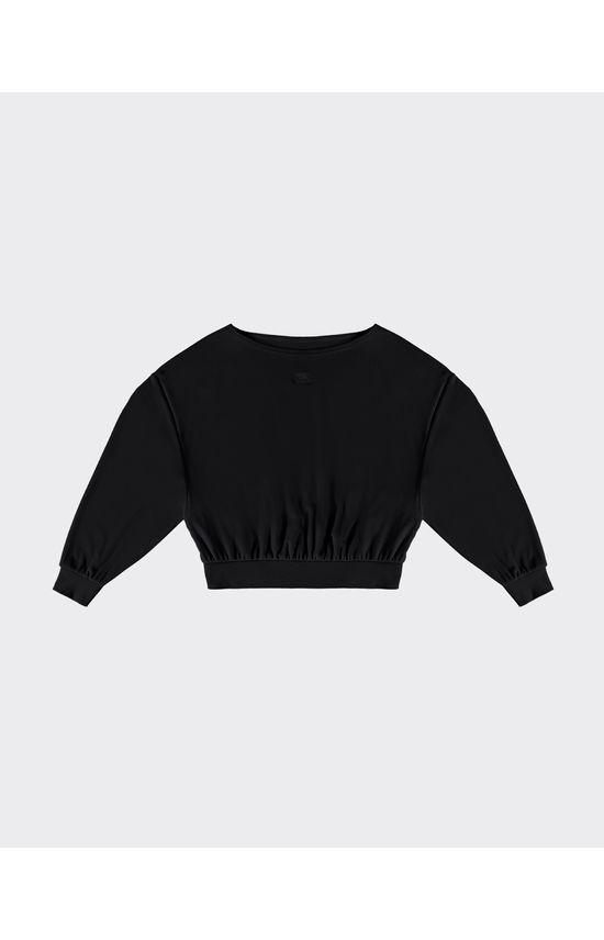 Blusão Amplo Feminino Em Malha Plush - ENFIM