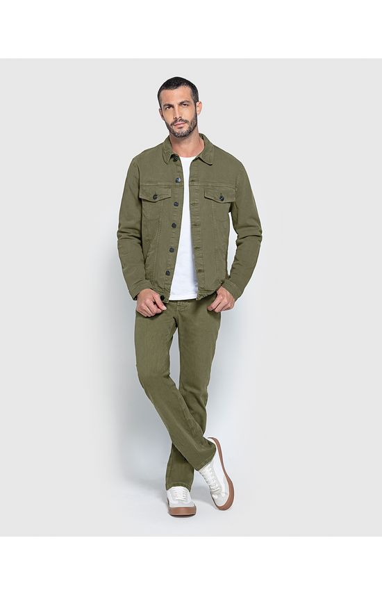 Jaqueta Masculina Regular Em Sarja Com Elastano - ENFIM