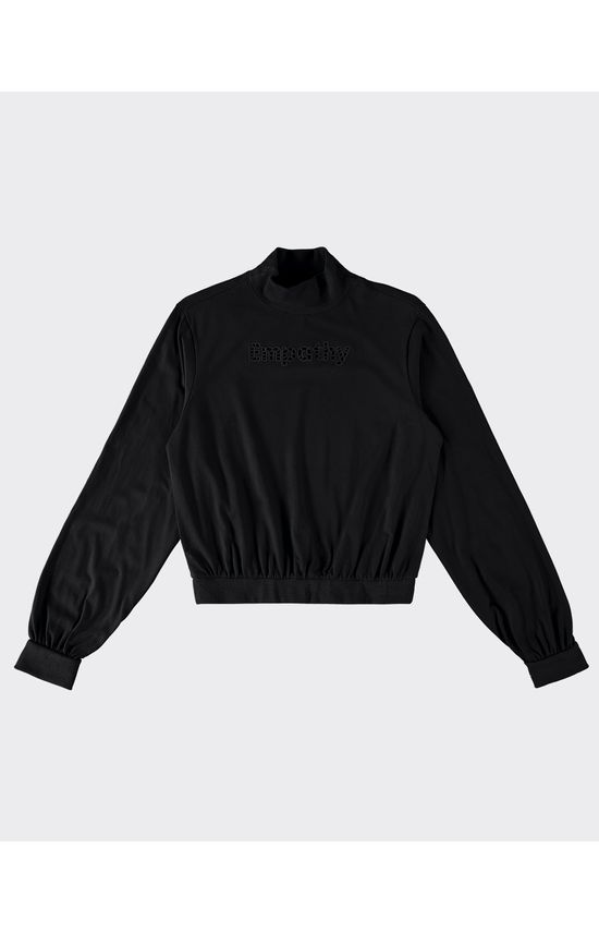 Blusa Feminina Empathy Gola Alta Em Algodão - ENFIM