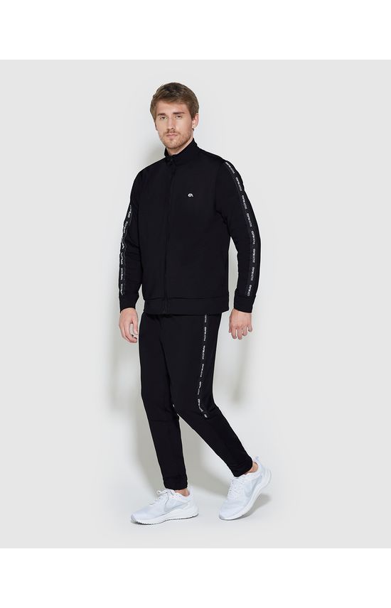 Calça Runner Masculina Lettering Lateral Em Poliéster - ENFIM