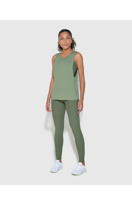 Calça Legging Feminina Cintura Alta Em Malha Proteção UV50+ - ENFIM