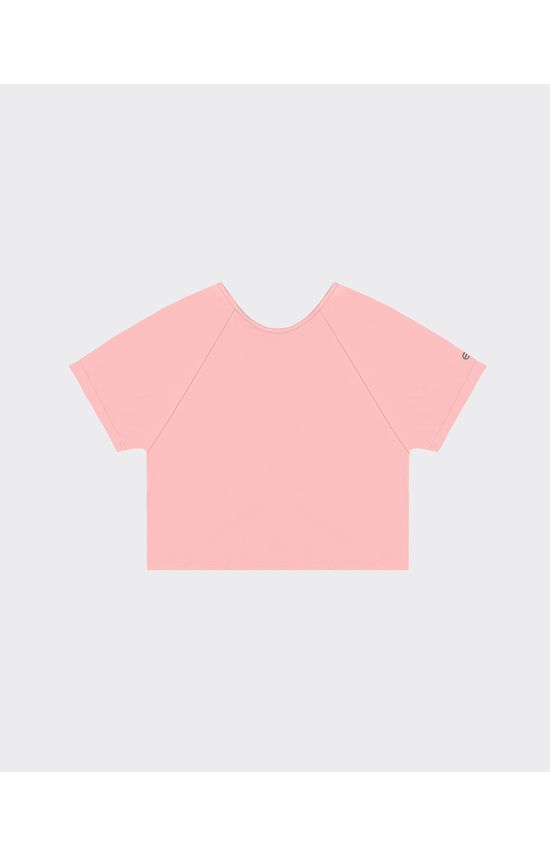 Blusa Cropped Feminina Torção Uso 2 Em 1 Malha Com Proteção UV50+ - ENFIM