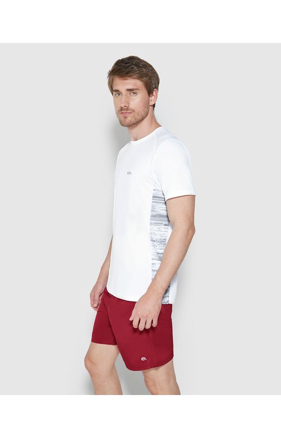Camiseta Masculina Slim Estampa Lateral Com Proteção UV50+ - ENFIM