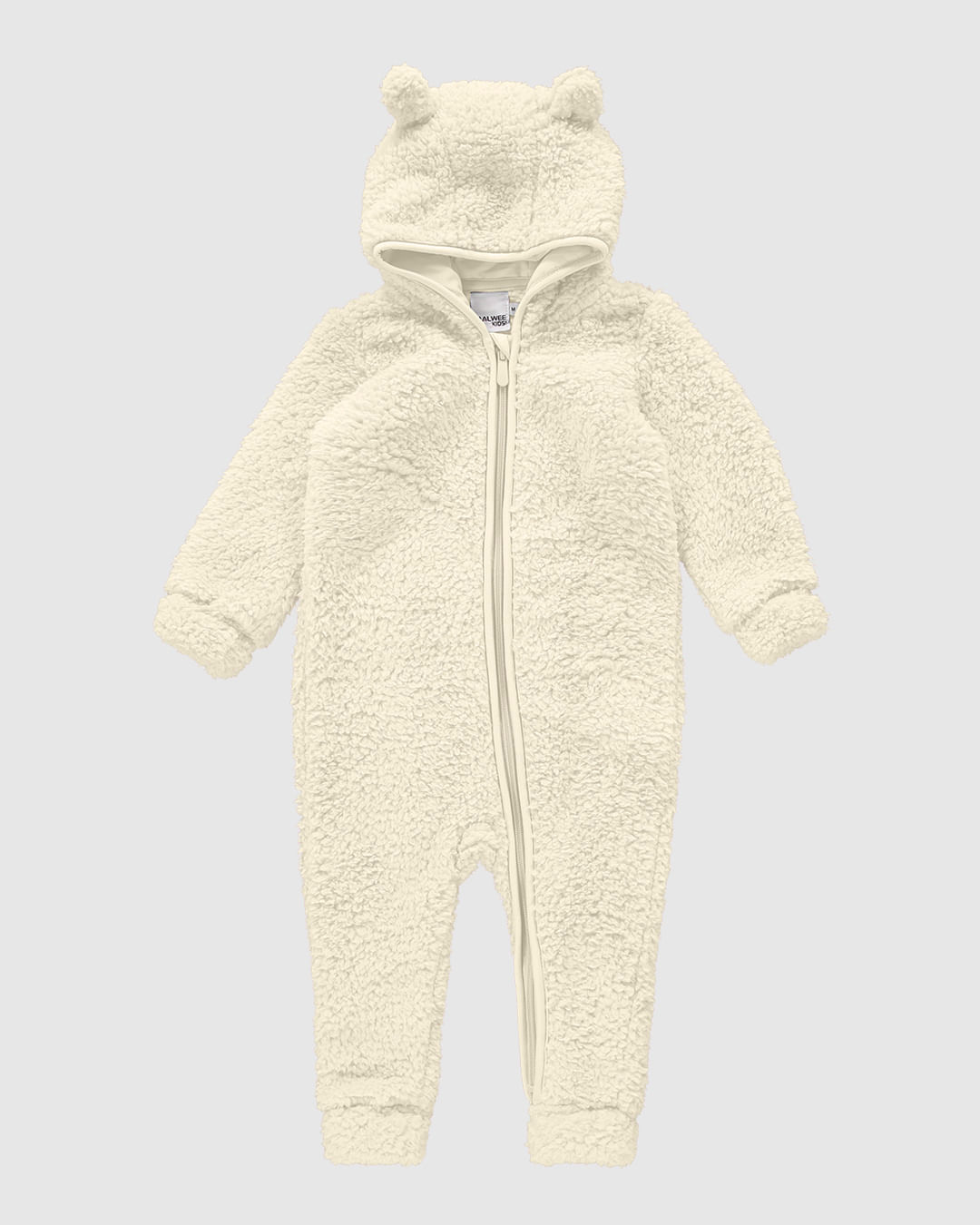 Macacão Infantil Unissex Com Capuz Em Pelúcia Malwee Kids - Imagem 6