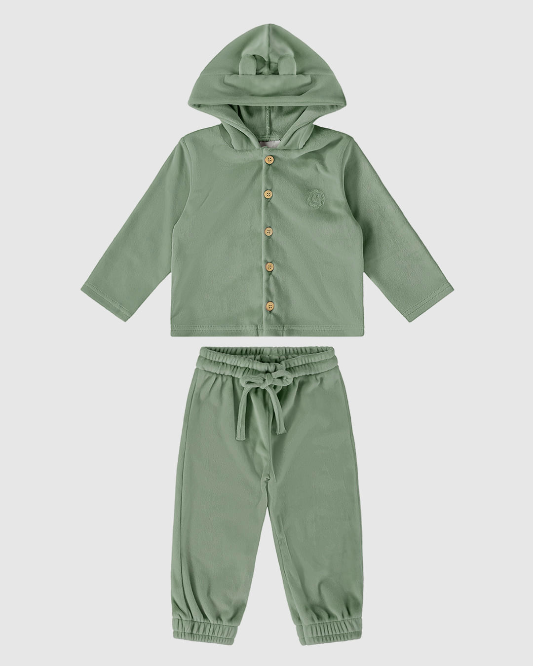 Conjunto Infantil Unissex Com Capuz Em Malha Soft Malwee Kids - Imagem 10