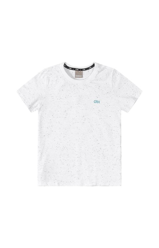 Camiseta Menino Com Bordado Em Meia Malha Botonê Carinhoso