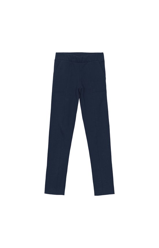 Calça Legging Em Moletom Stretch Menina Carinhoso