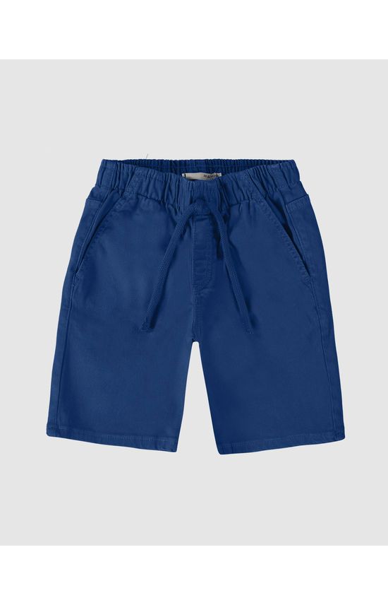 Bermuda Infantil Menino Sarja Com Elastano Malwee Kids