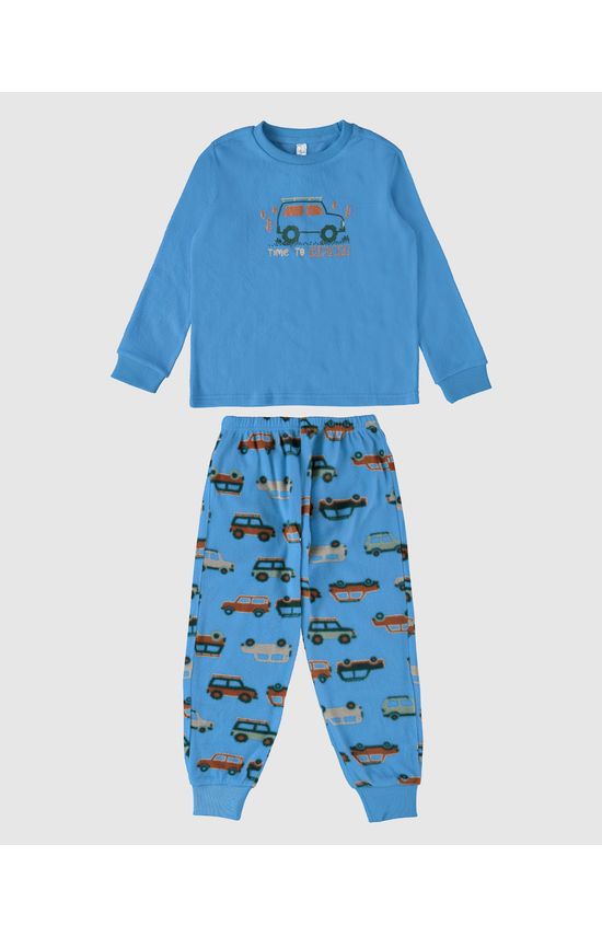 Pijama Infantil Menino Time To Explore Em Malha Soft Malwee Kids