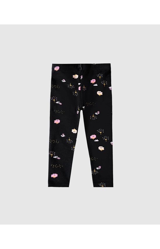 Calça Legging Bebê Em Algodão Malwee Kids