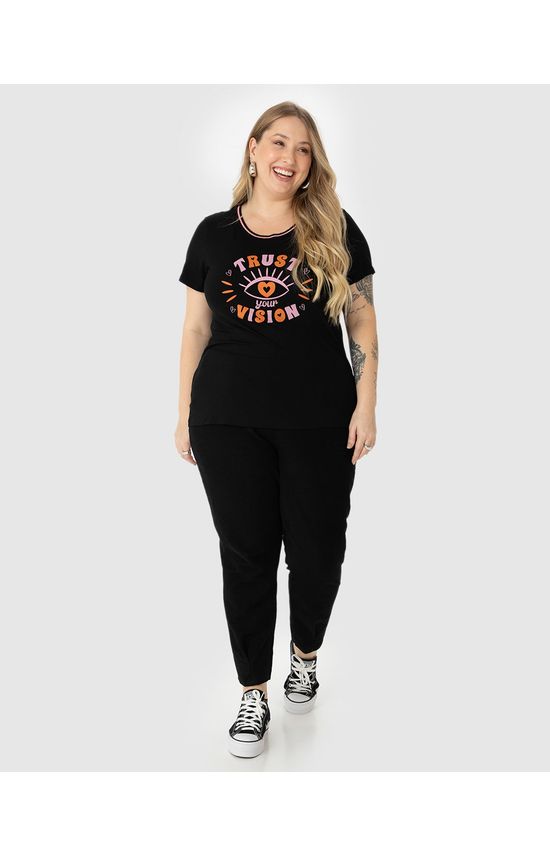 Calça Feminina Plus Size Em Moletom Sarjado