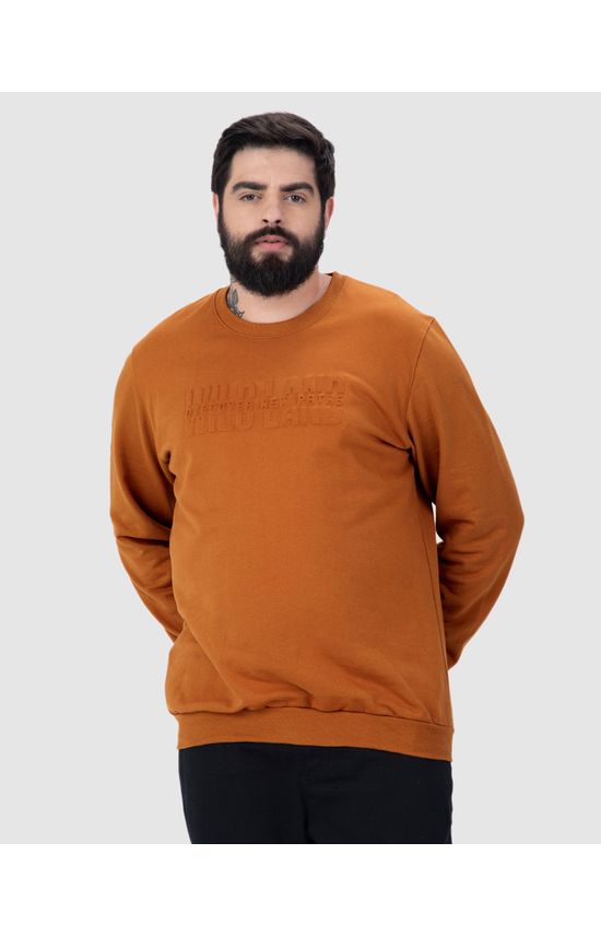 Blusão Masculino Plus Size Discover New Paths Em Moletom Flanelado