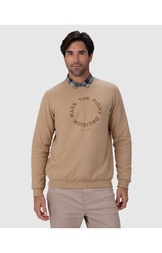 Blusão Masculino Make The Right Decision Em Moletom Flanelado