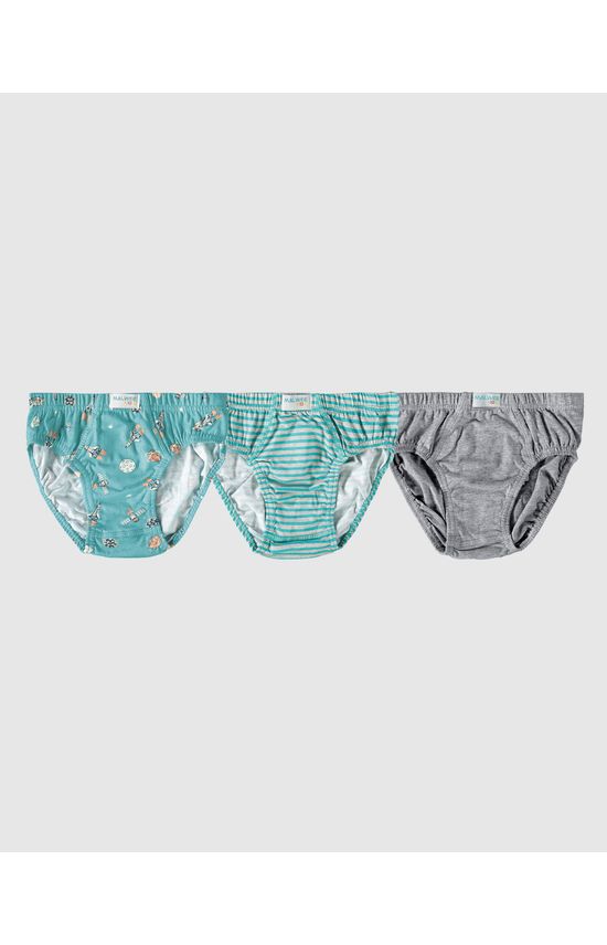 Kit 3 Cuecas Slip Infantis Menino Em Algodão Malwee Kids