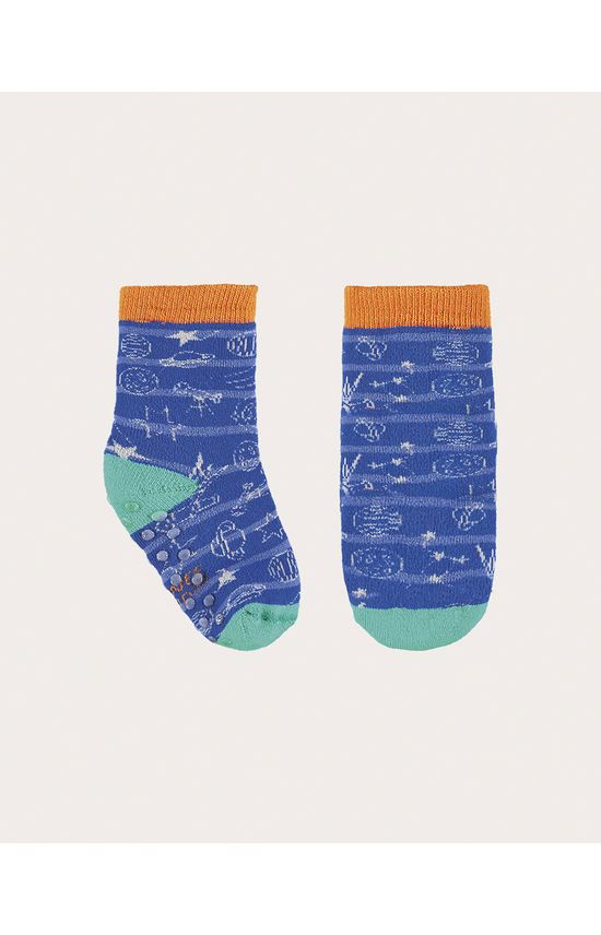 Meia Infantil Unissex Cano Curto Malwee Kids