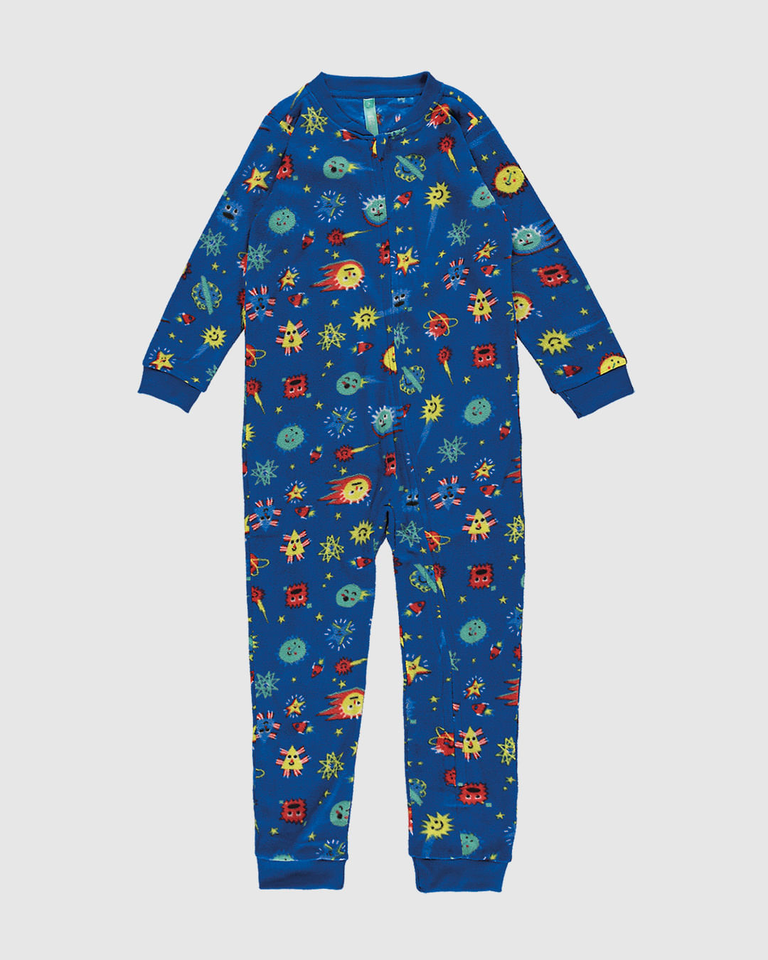 Pijama Macacão Infantil Unissex Estampado Em Soft Malwee Kids - Imagem 4