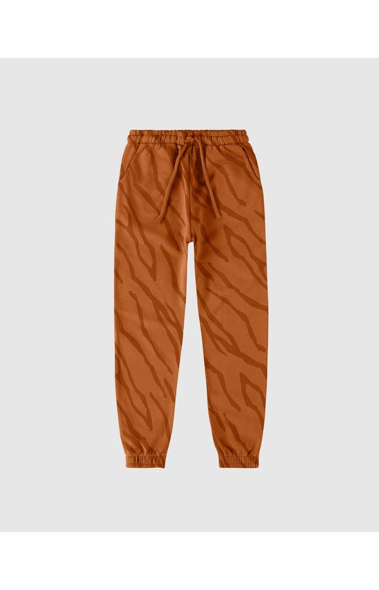 Calça Infantil Menino Estampada Em Moletom Flanelado Malwee Kids