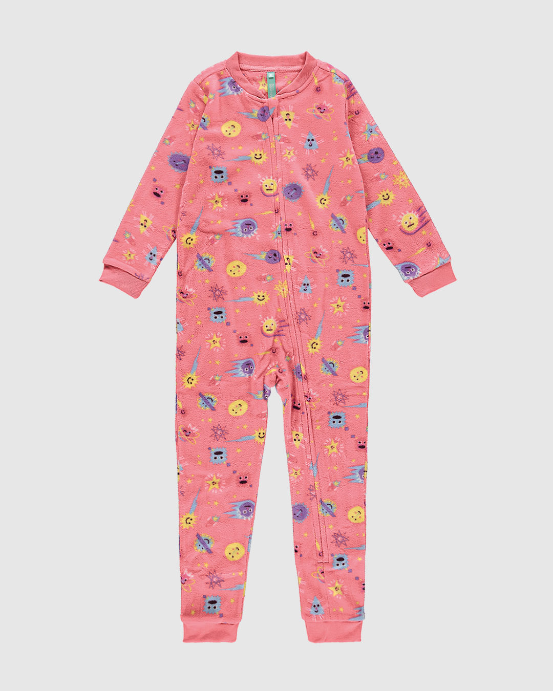 Pijama Macacão Infantil Unissex Estampado Em Soft Malwee Kids - Imagem 6