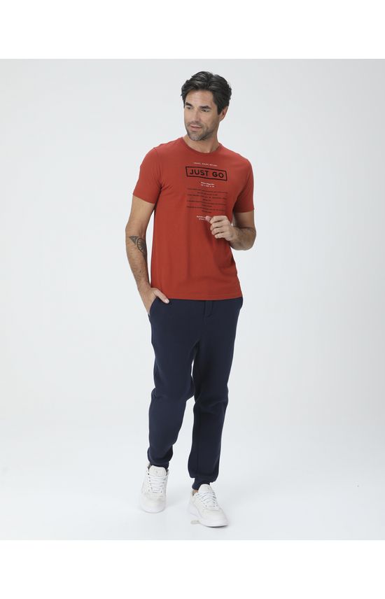 Calça Jogger Masculina Bolso Posterior Em Moletom Premium