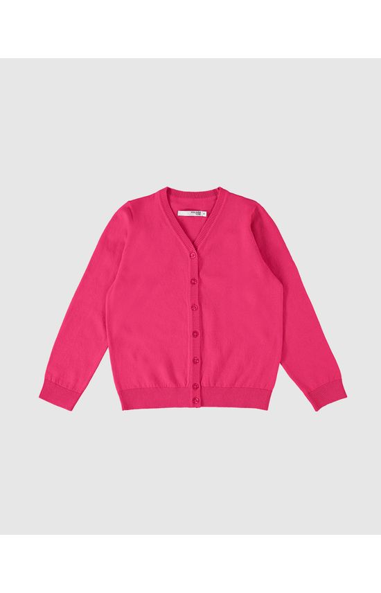 Cardigan Infantil Unissex Decote V Em Tricô Malwee Kids