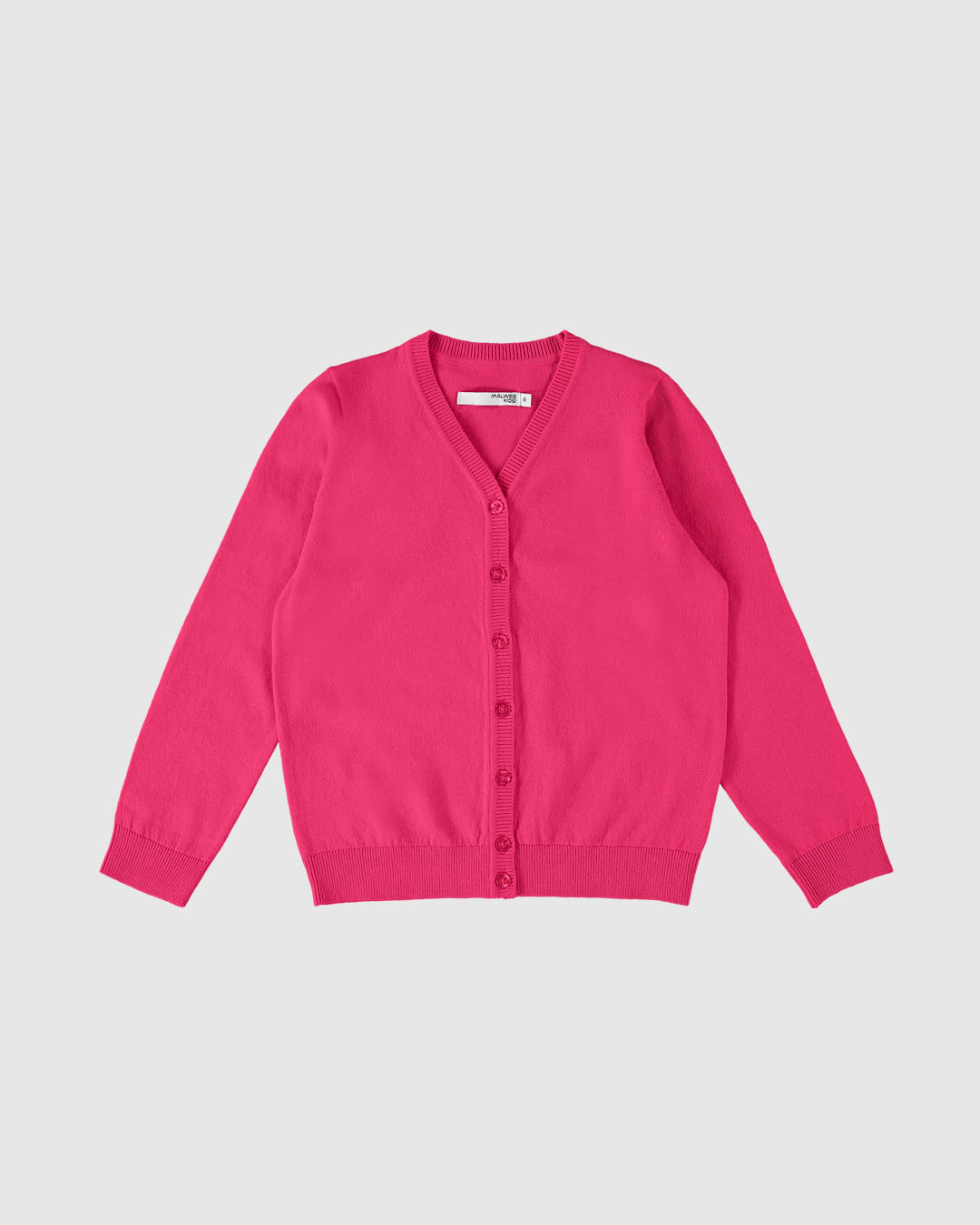 Cardigan Infantil Unissex Decote V Em Tricô Malwee Kids - Imagem 9