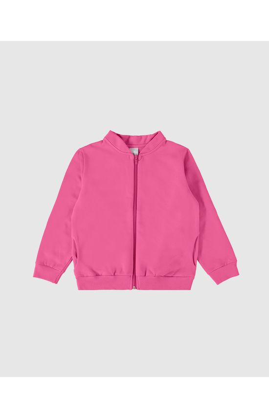 Jaqueta Infantil Unissex Bolso Funcional Em Moletom Flanelado Malwee Kids