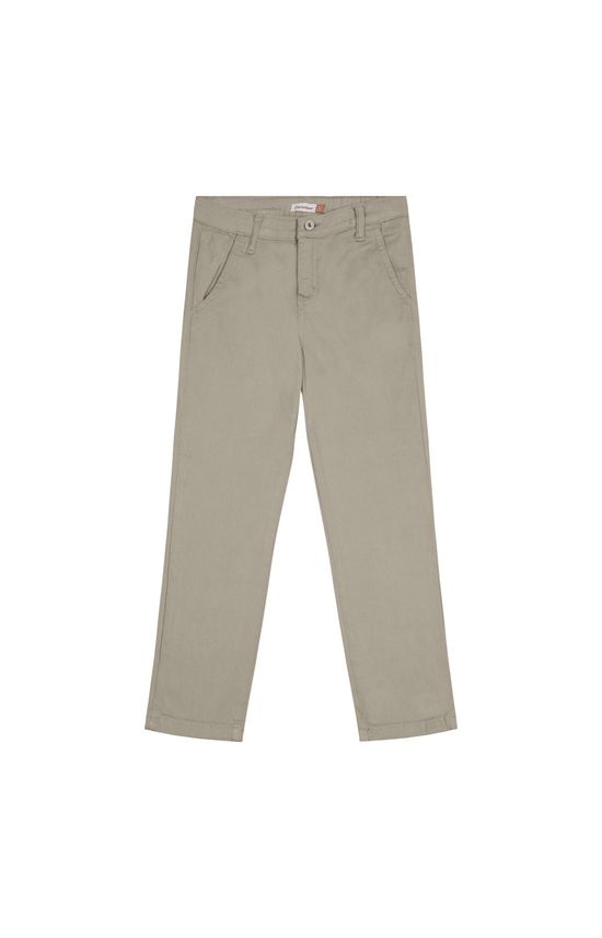 Calça Menino Chino Em Sarja Com Elastano Carinhoso