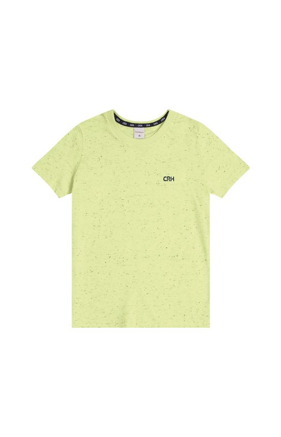 Camiseta Menino Decote Redondo Em Malha Botonê - Carinhoso