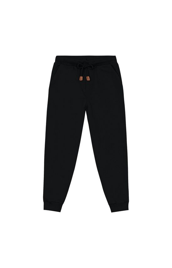 Calça Menino Jogger Bolso Faca Em Moletom Flanelado - Carinhoso