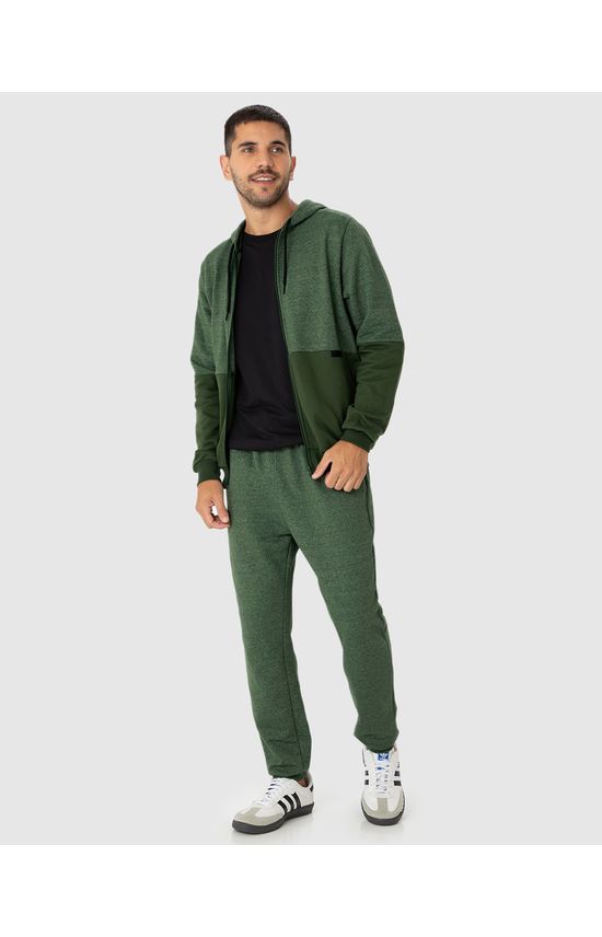Calça Jogger Masculina Bolso Faca Em Moletom Rajado