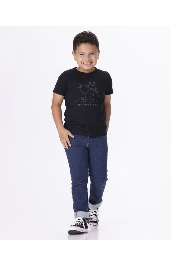 Camiseta Infantil Unissex Estampa Frontal Em Algodão Malwee Kids