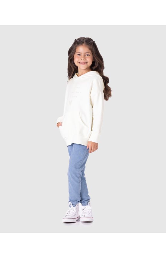 Blusão Infantil Unissex Te Amo Em Moletom Stretch Flanelado Malwee Kids