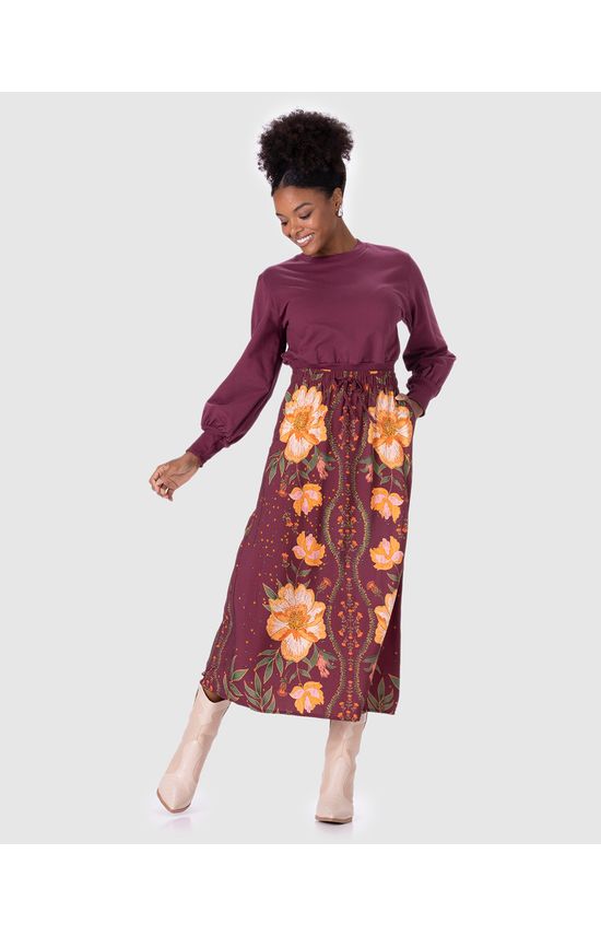 Blusão Feminino Barra Larga Em Moletom Stretch Flanelado