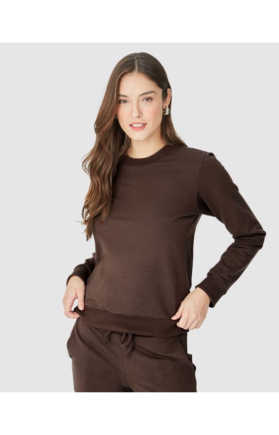 Conjunto Feminino Calça Bolso Faca Em Moletom Stretch Flanelado