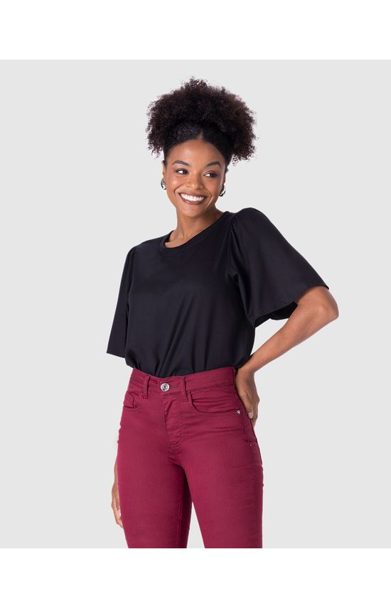 Calça Skinny Feminina Cintura Média Em Flex Jeans