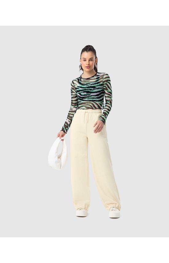 Calça Menina Parachute Em Moletom Flanelado Malwee Kids