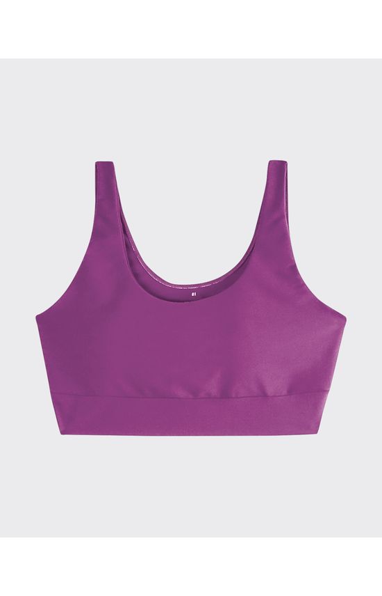 Top Esportivo Plus Size Bojo Removível Em Malha Proteção UV50+ - ENFIM