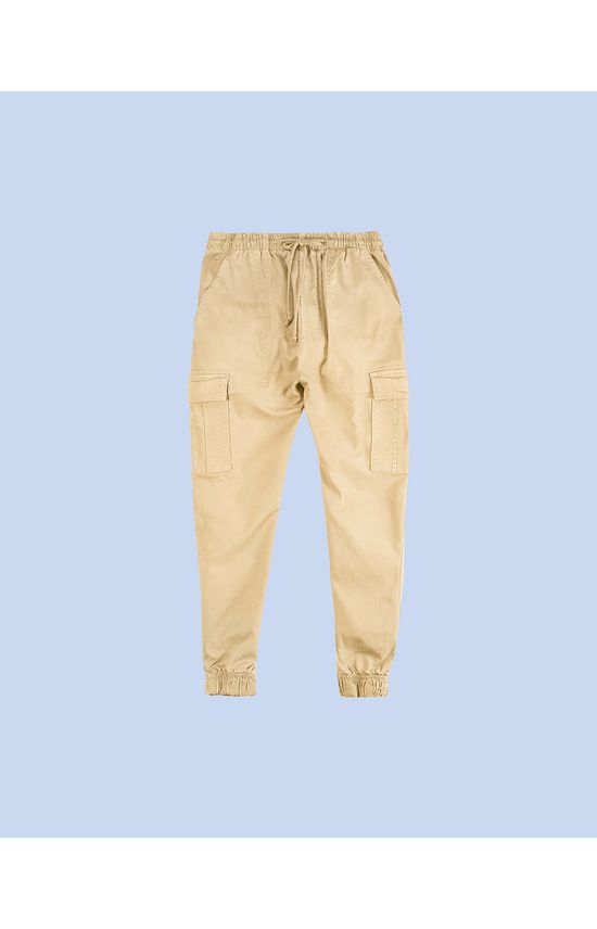 Calça Jogger Cargo Masculina Em Sarja Com Elastano - ENFIM