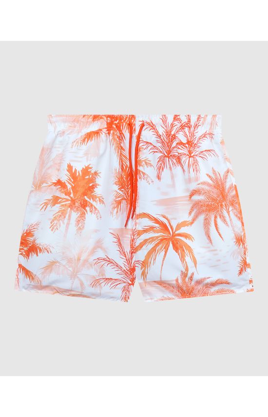 Shorts Masculino Dupla Face Estampado Em Tafetá