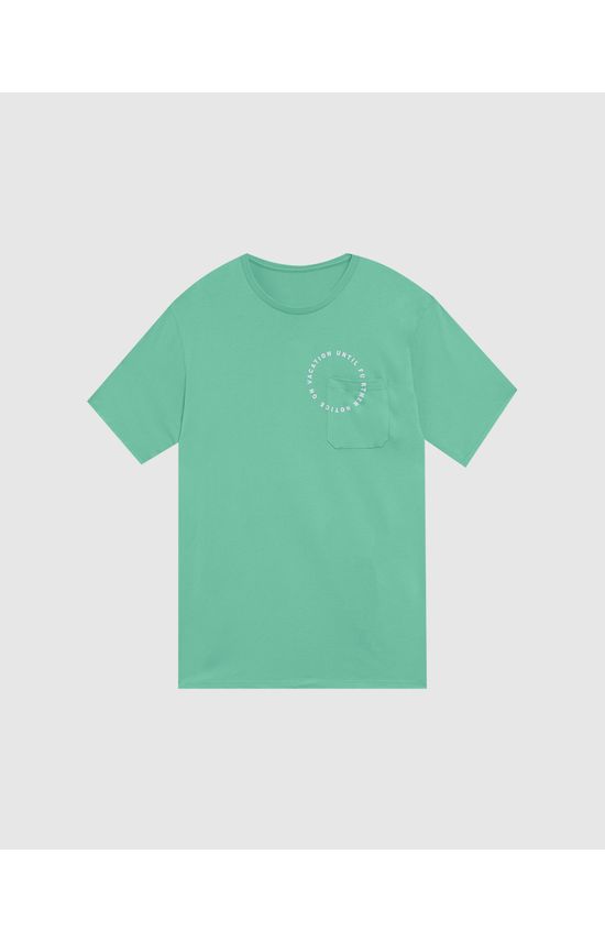 Camiseta Masculina Plus Size On Vacation Until Further Notice Em Algodão