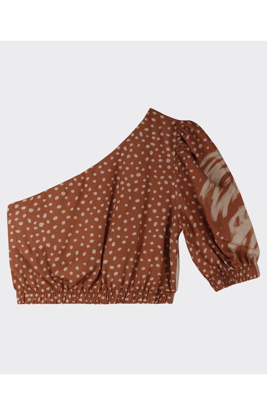 Blusa Cropped Feminina Em Viscose - ENFIM