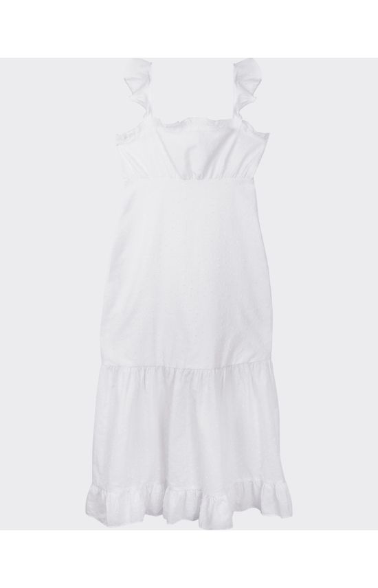 Vestido Midi Feminino Marias Em Algodão Plumetis - ENFIM