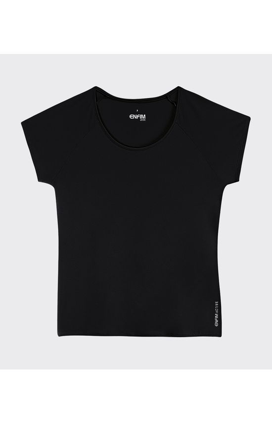 Blusa Baby Look Feminina Em Malha Dry - ENFIM